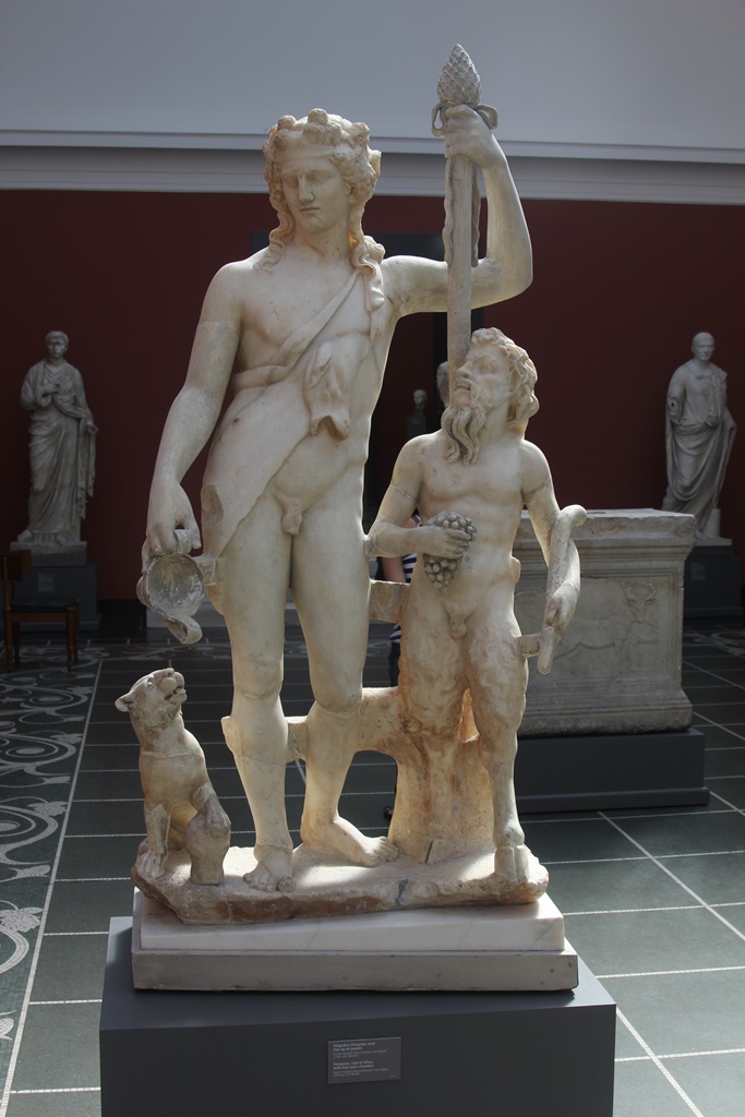Dionysos with Pan and Panther